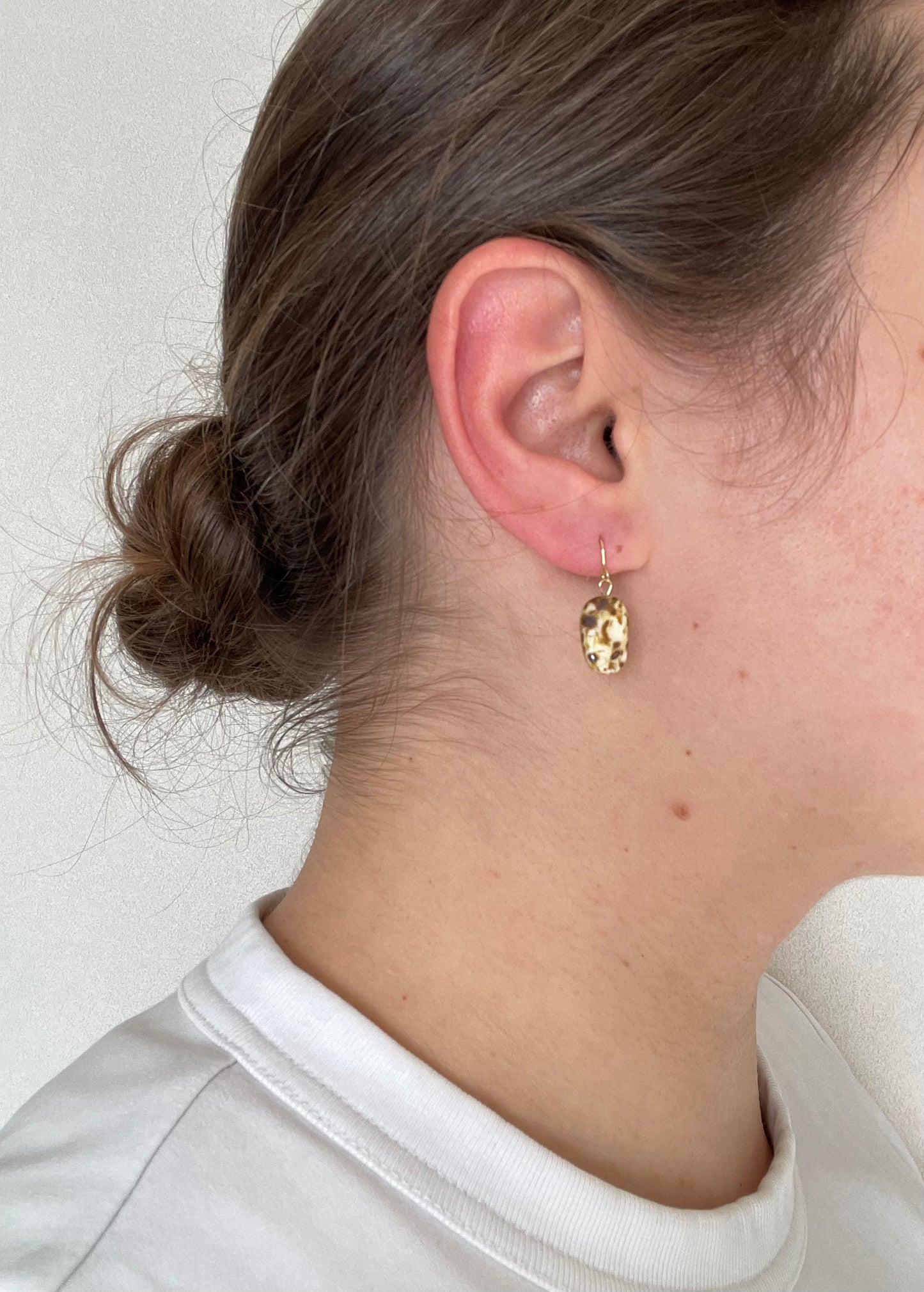 Mari - Warm Toned Minimal Earrings