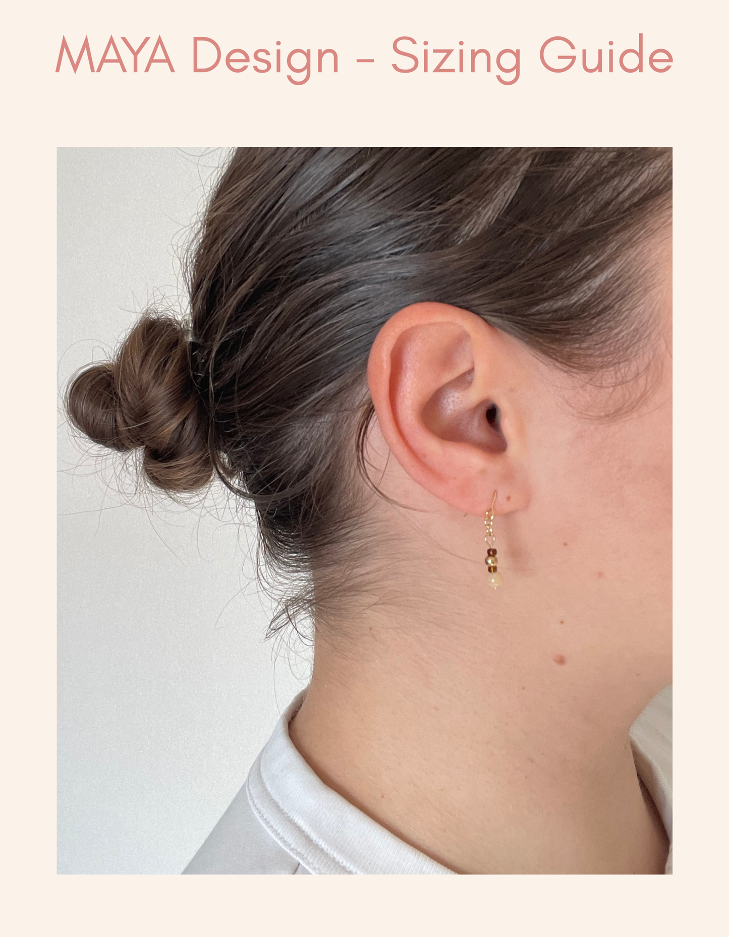 Maya - Warm Toned Minimal Earrings