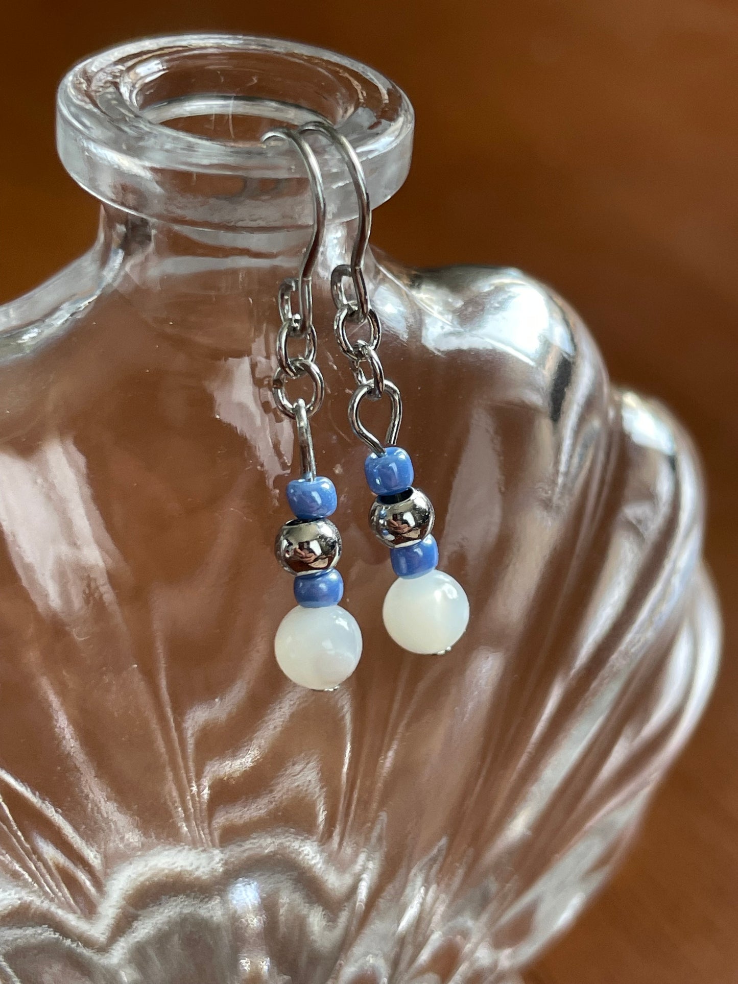 Maya - Cool Toned Minimal Earrings