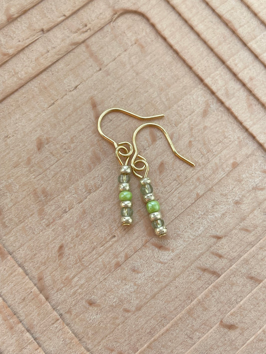 Tomu - Warm Toned Minimal Earrings