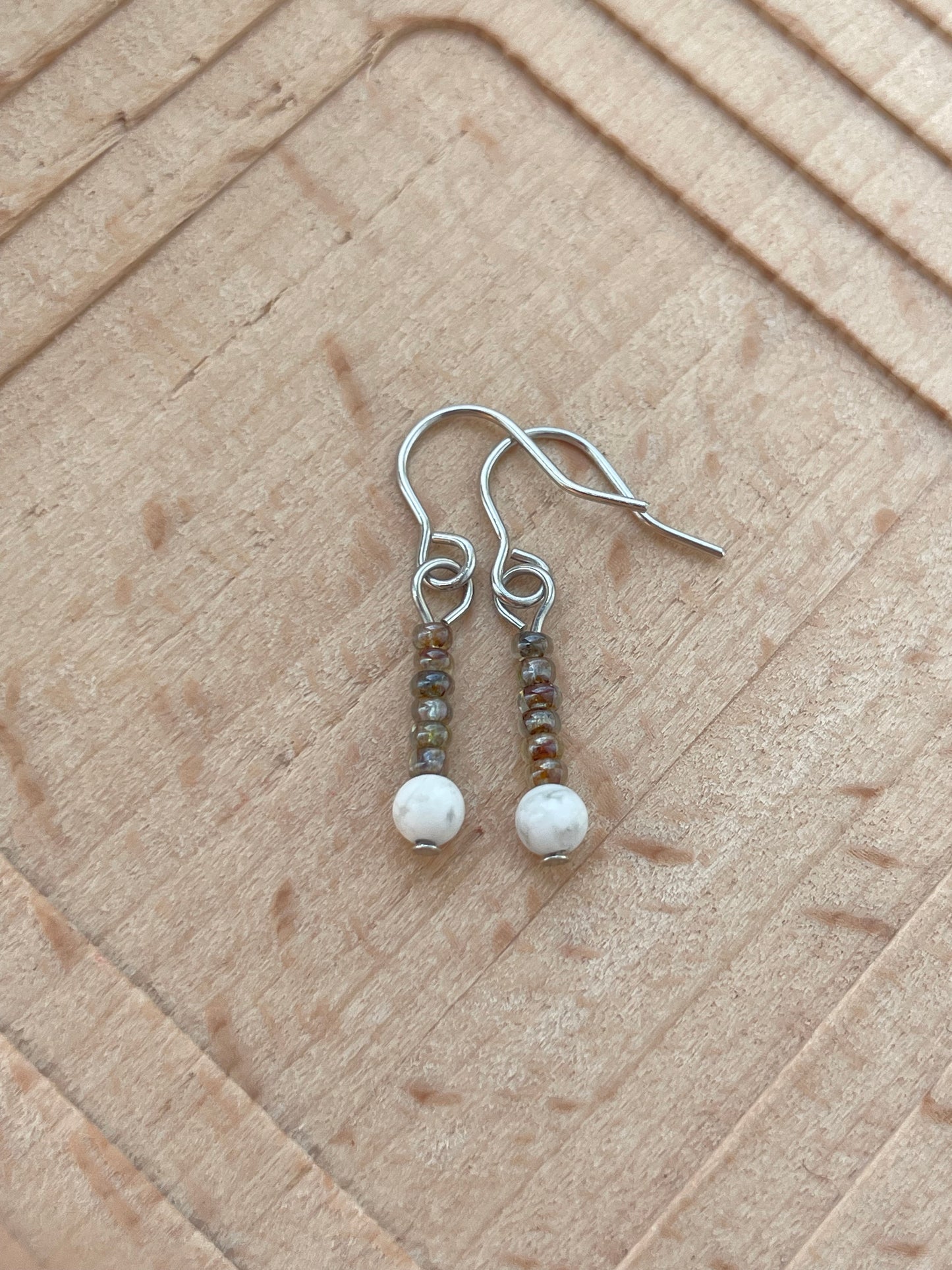 Akira - Cool Toned Minimal Earrings
