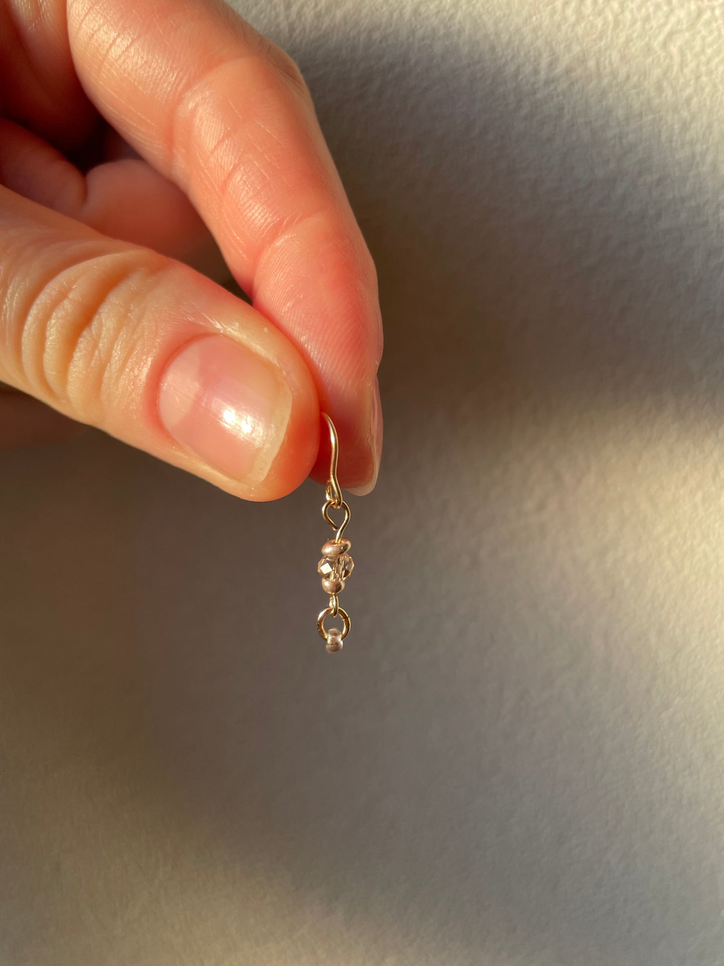 Hina - Warm Toned Minimal Earrings
