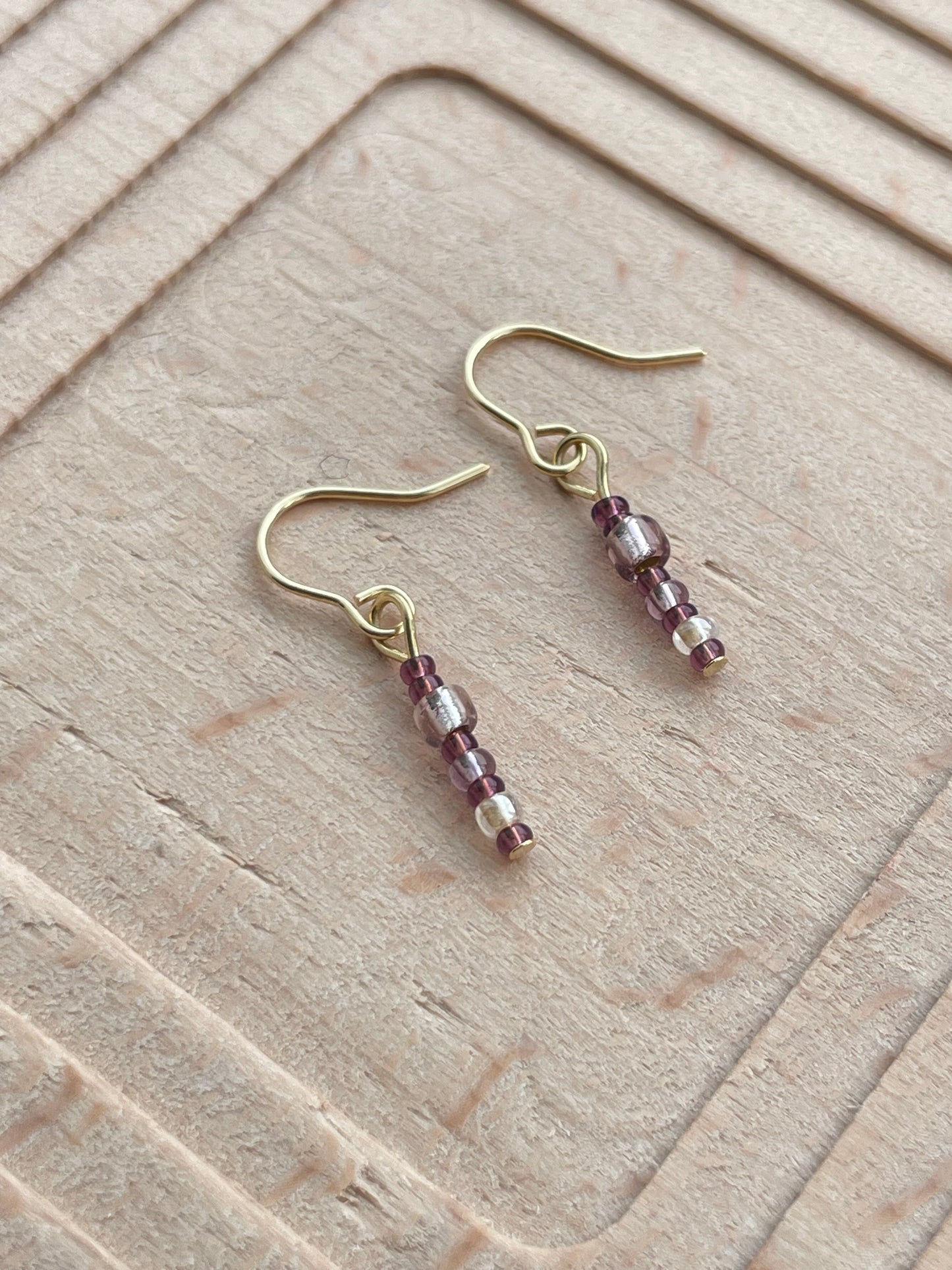 Tomu - Warm Toned Minimal Earrings