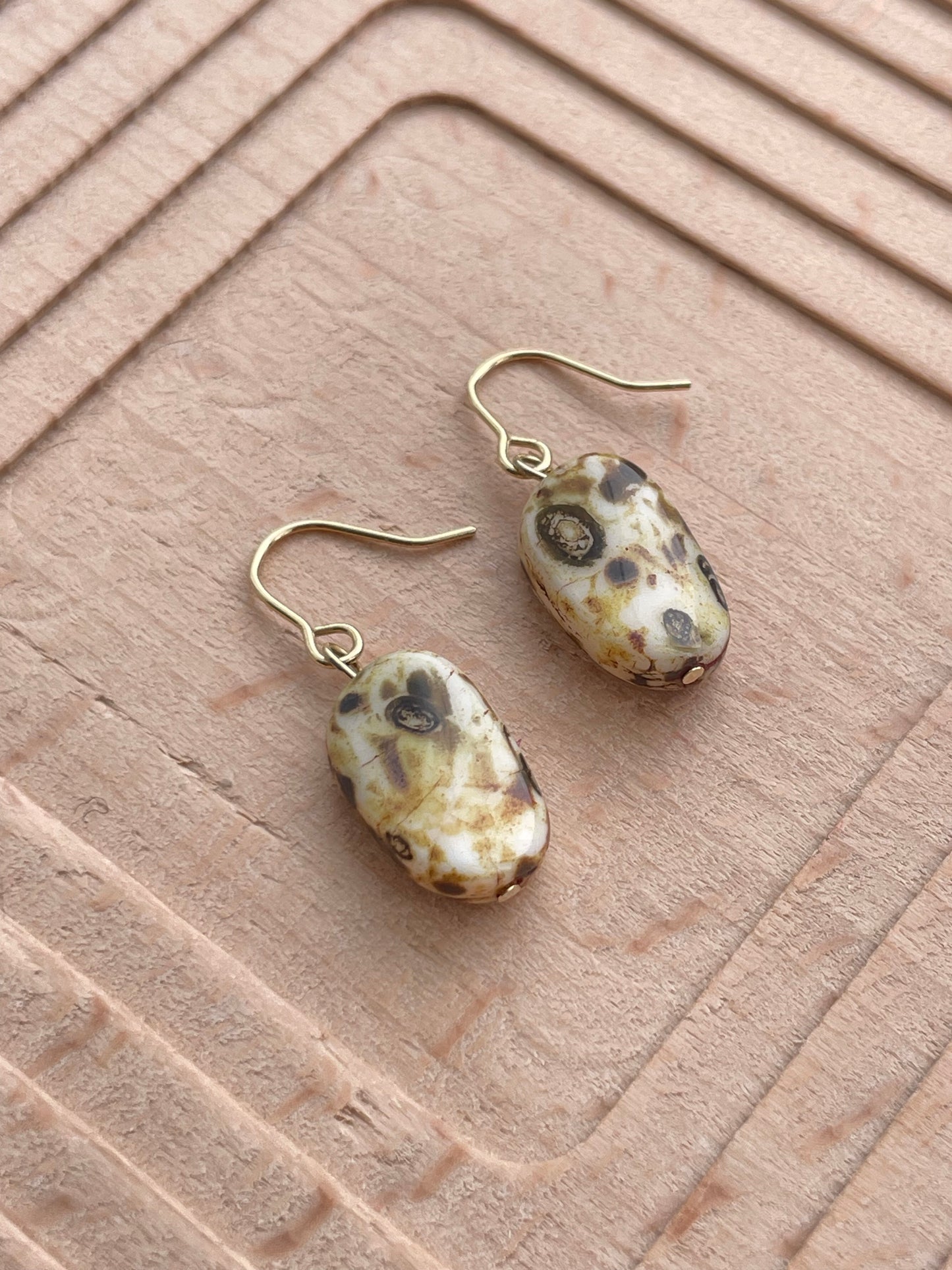 Mari - Warm Toned Minimal Earrings
