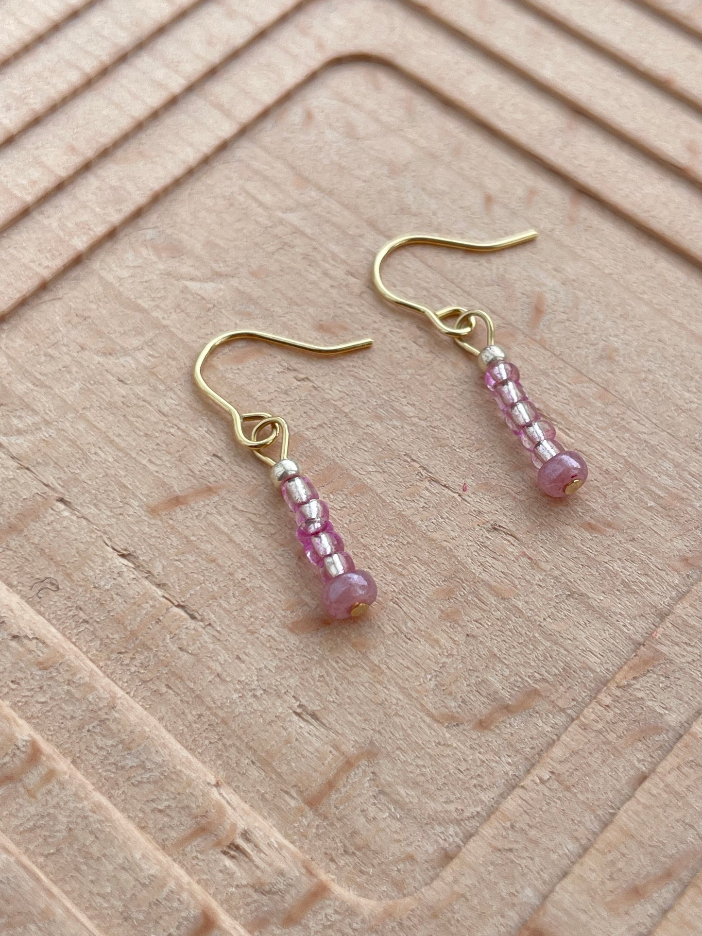 Akira - Warm Toned Minimal Earrings
