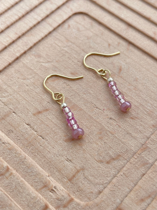 Akira - Warm Toned Minimal Earrings