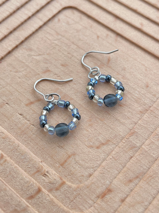 Akari - Cool Toned Minimal Earrings