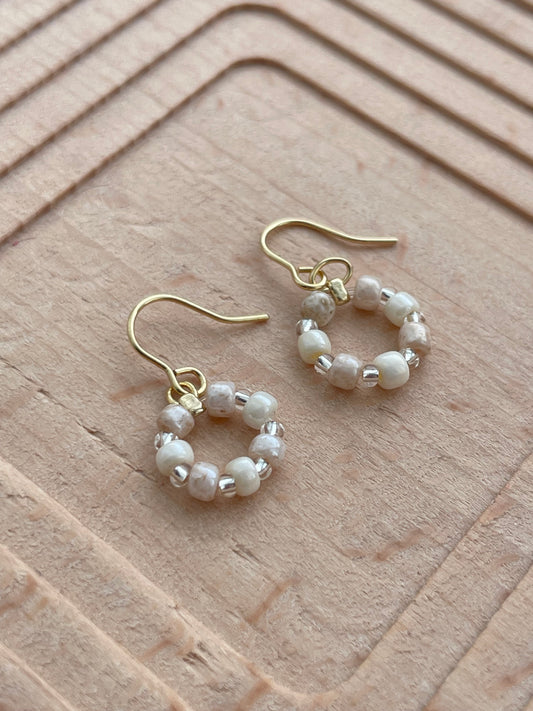 Tsuyomi - Warm Toned Minimal Earrings