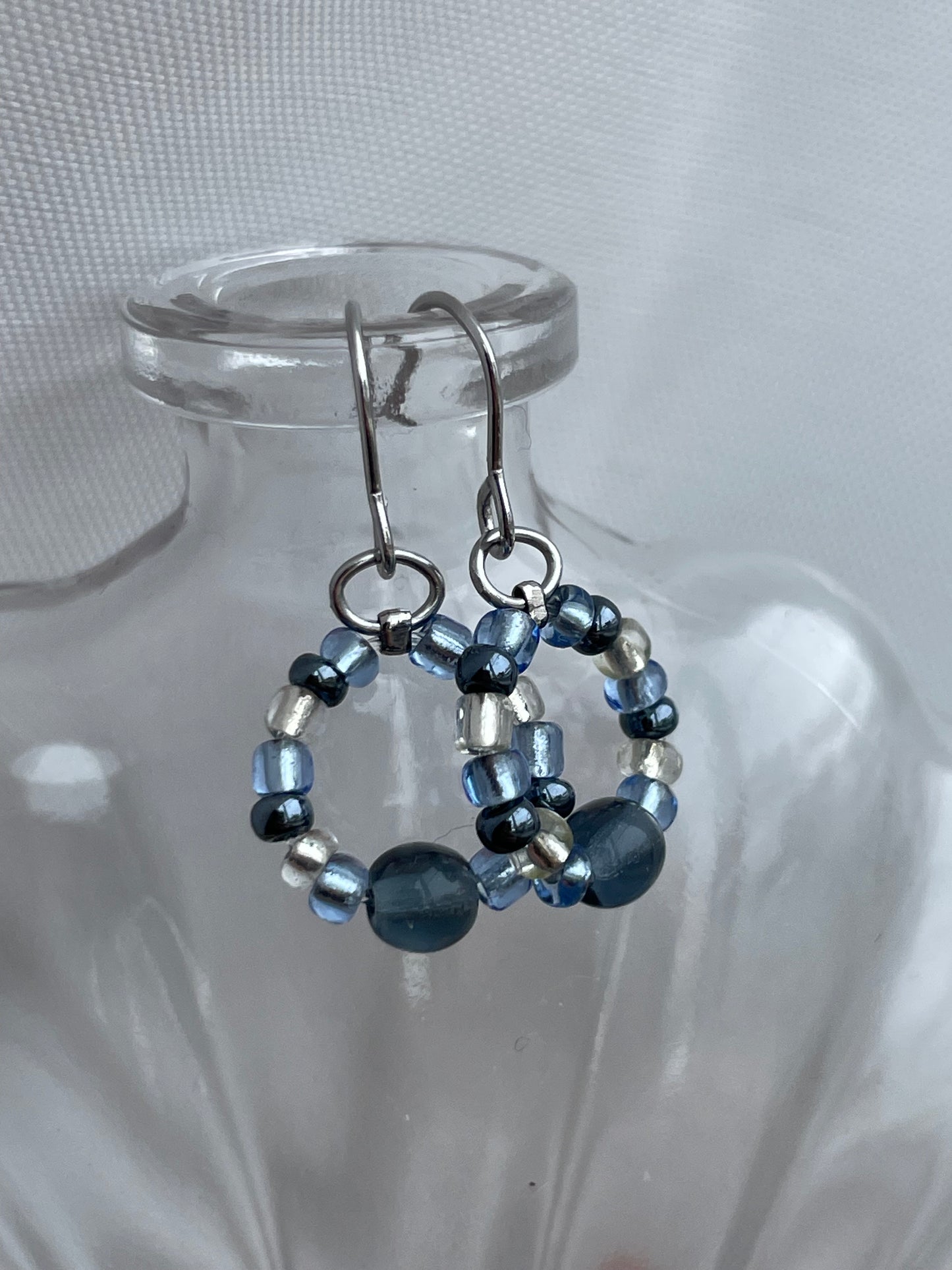 Akari - Cool Toned Minimal Earrings