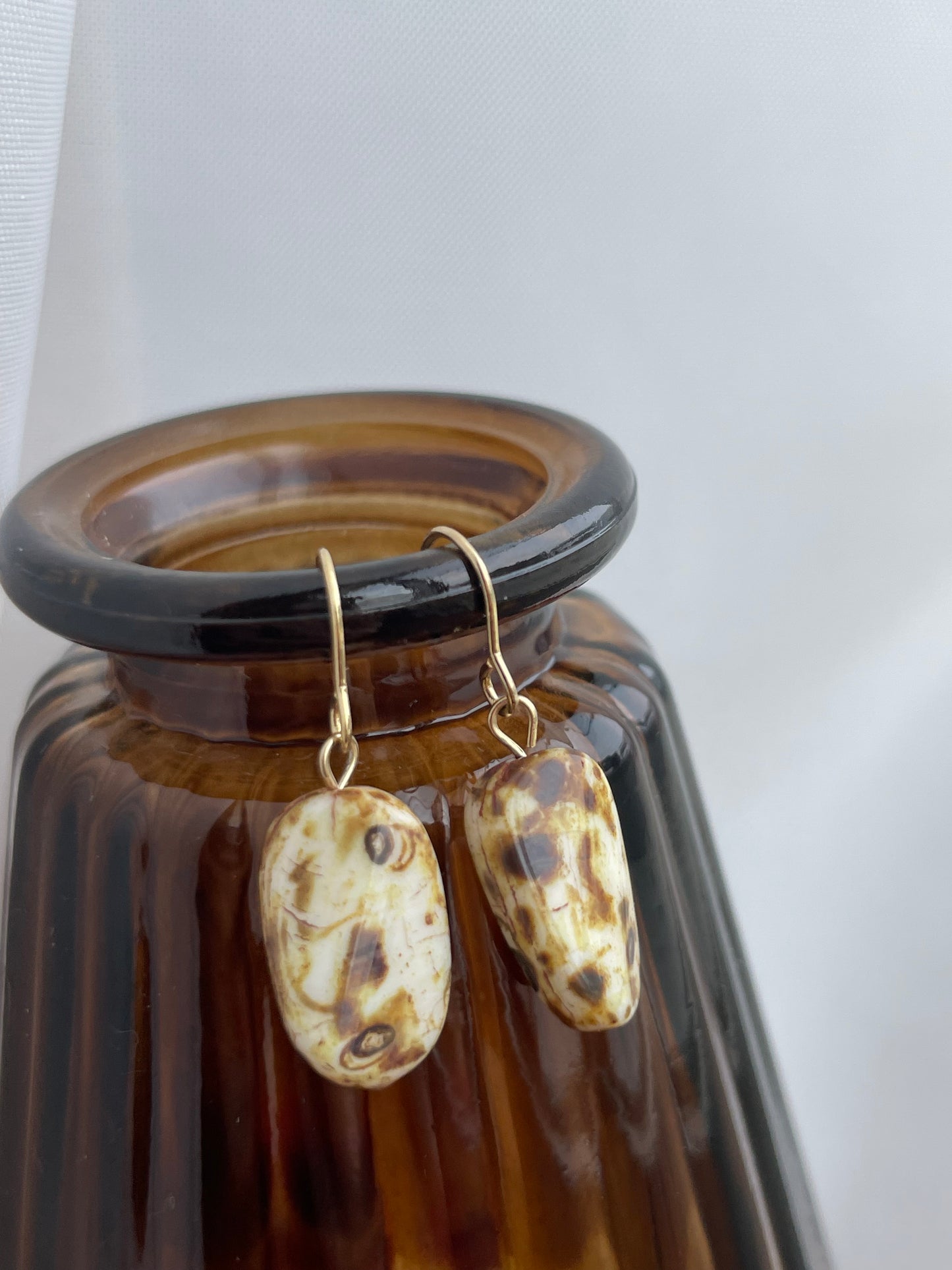 Mari - Warm Toned Minimal Earrings
