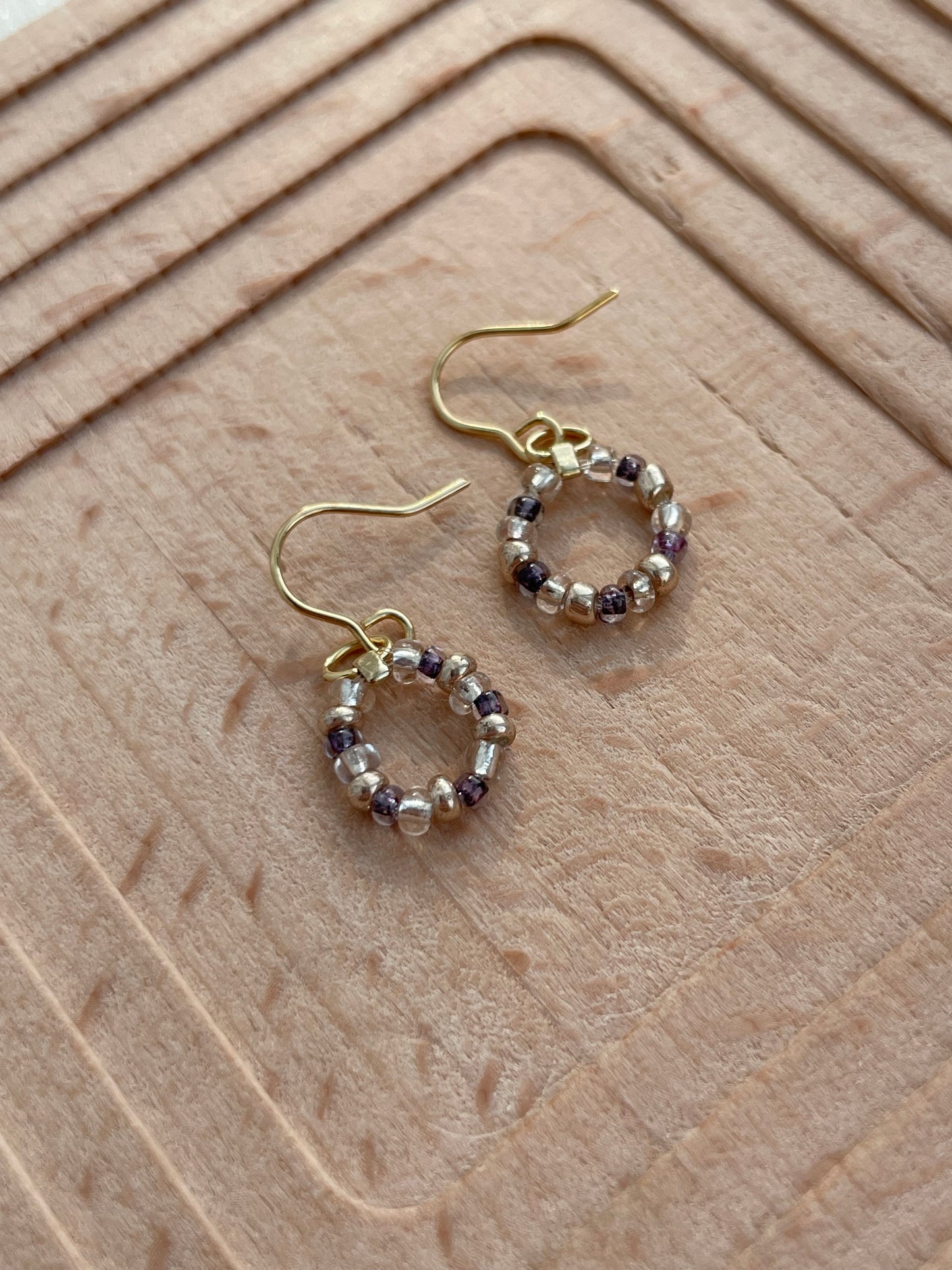 Tsuyomi - Warm Toned Minimal Earrings