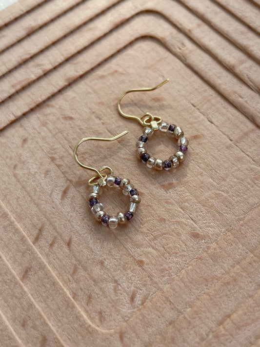 Tsuyomi - Warm Toned Minimal Earrings