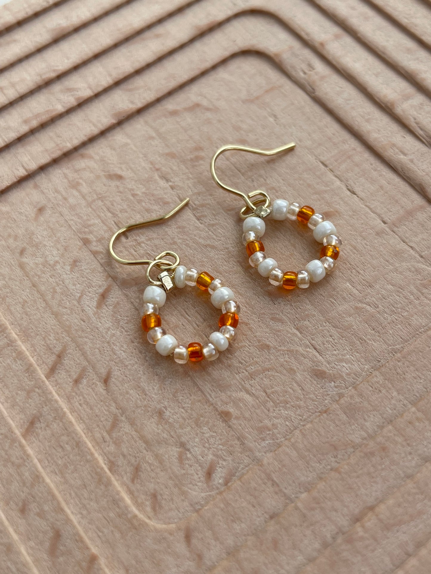 Tsuyomi - Warm Toned Minimal Earrings