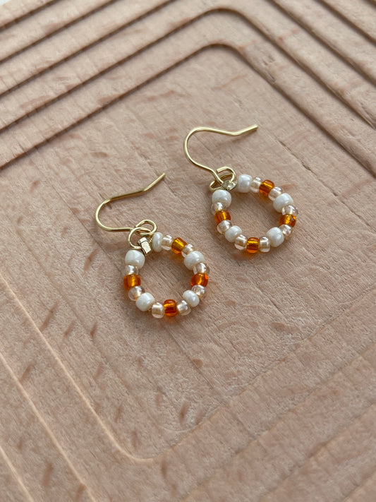 Tsuyomi - Warm Toned Minimal Earrings
