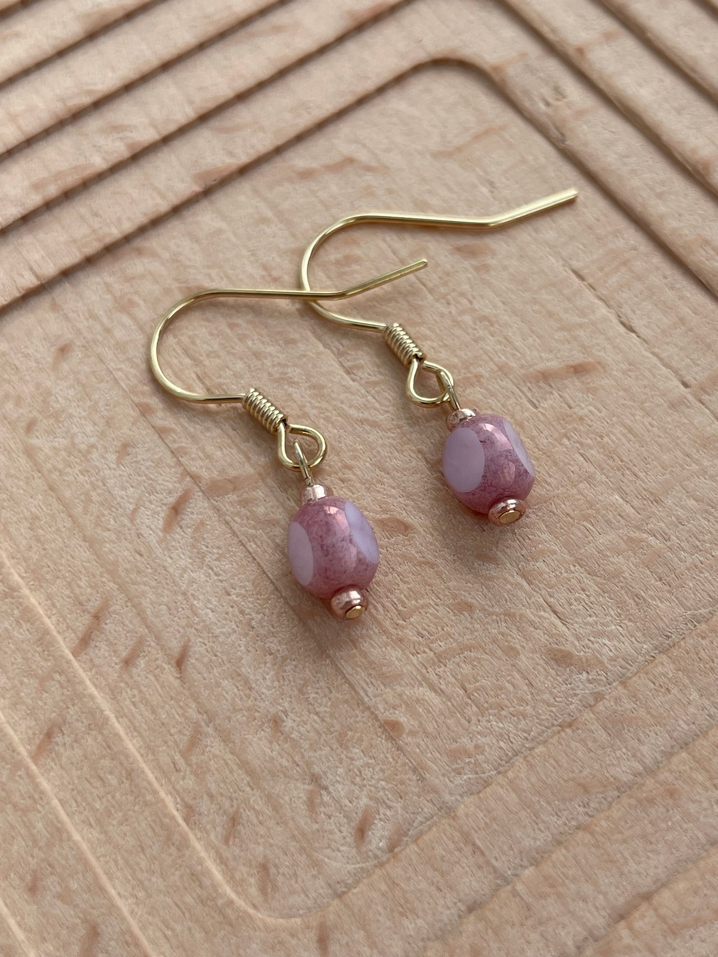 Suri - Warm Toned Minimal Earrings