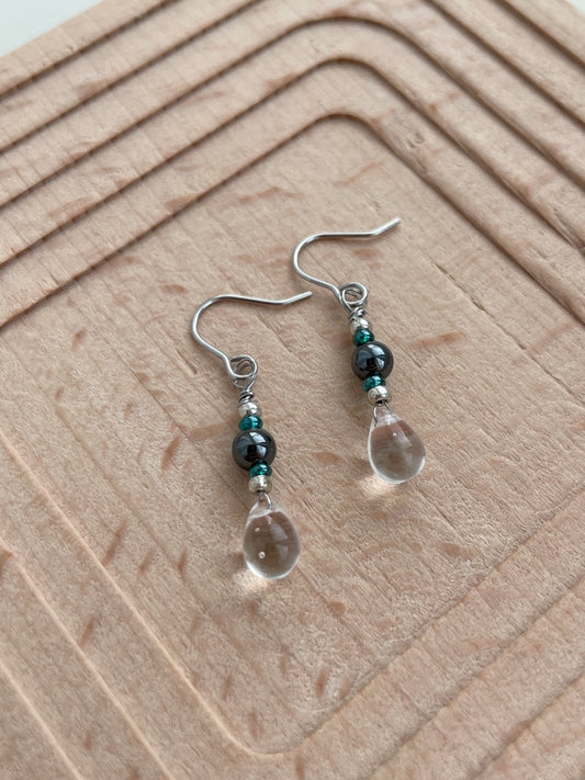 Natsu - Cool Toned Minimal Earrings