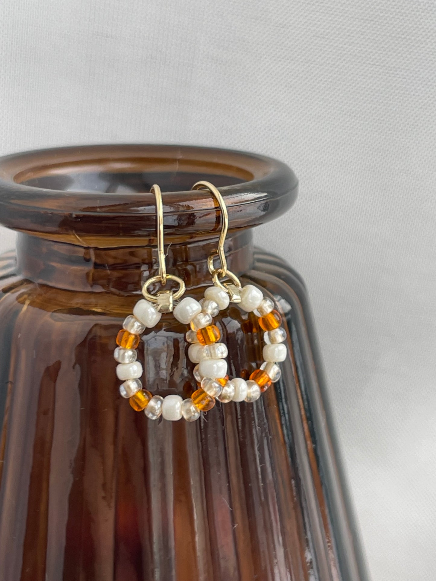 Tsuyomi - Warm Toned Minimal Earrings