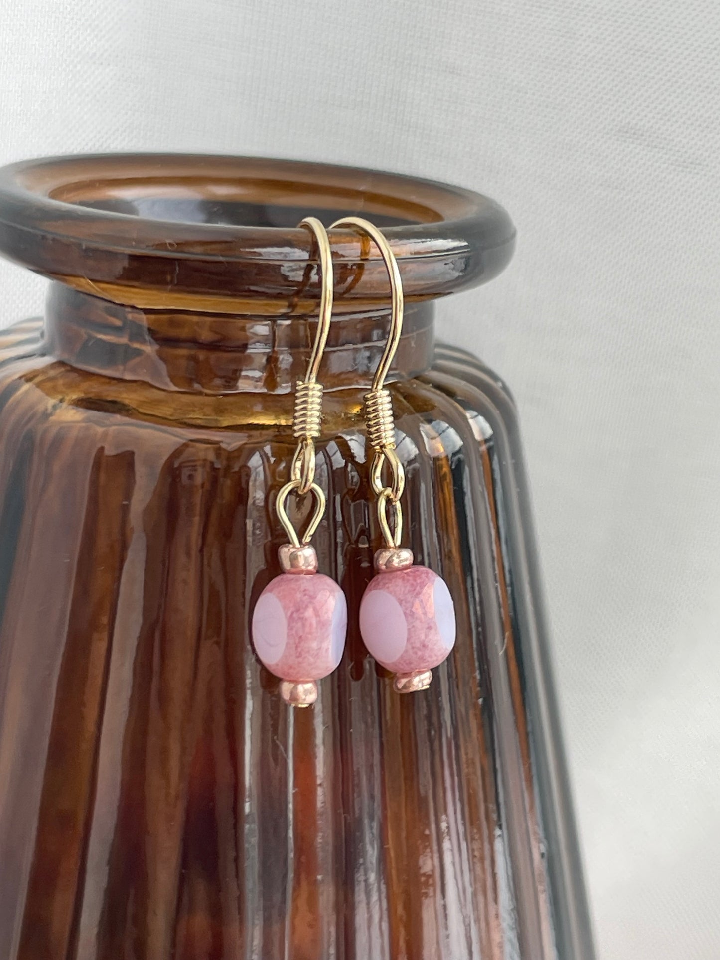 Suri - Warm Toned Minimal Earrings
