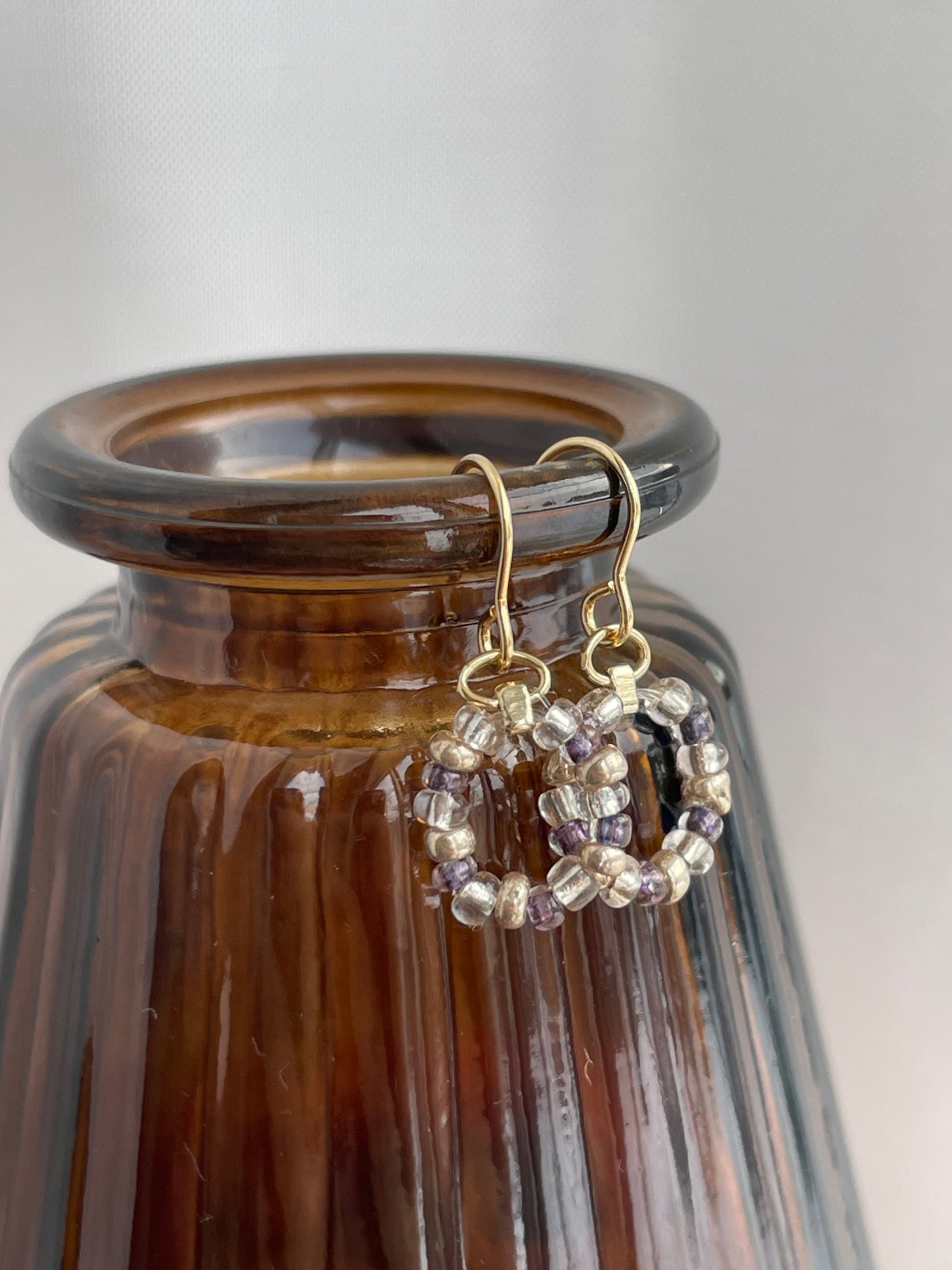 Tsuyomi - Warm Toned Minimal Earrings